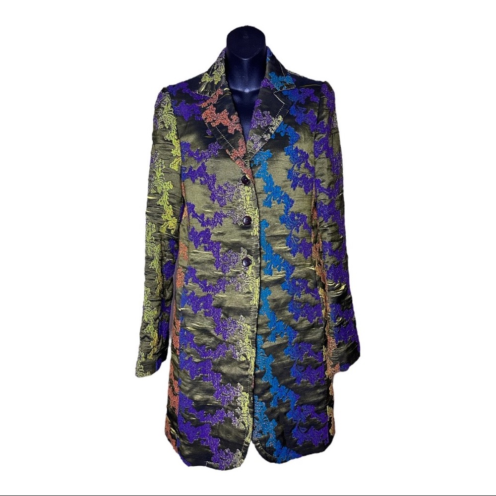 Kuhlman Embroidered Long Overcoat
